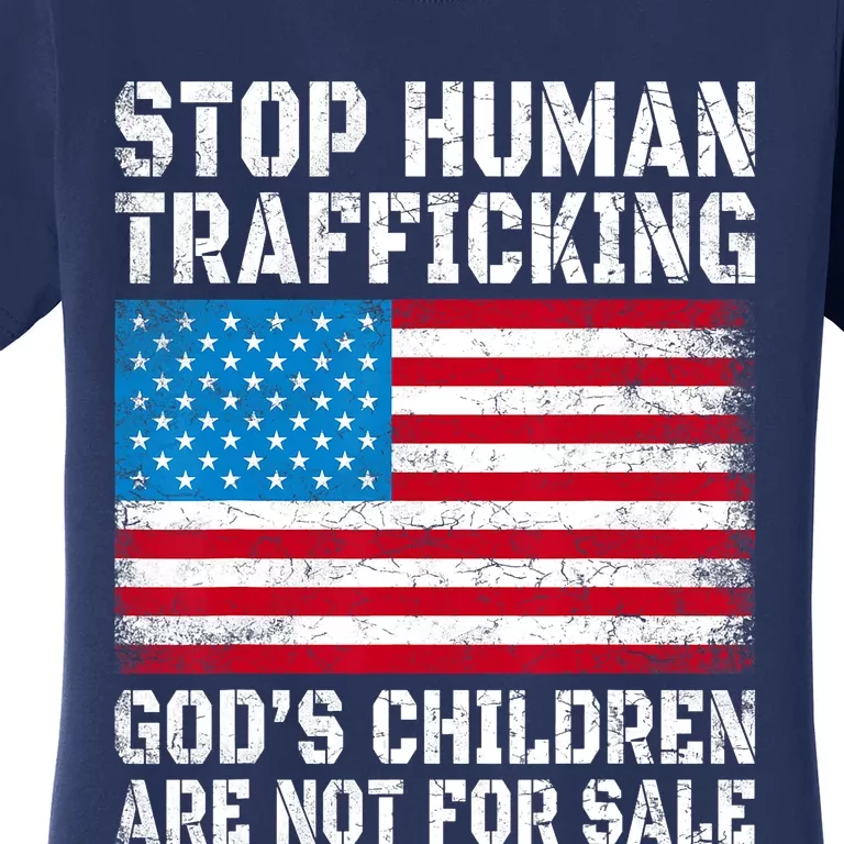 Stop Human Trafficking Gods Children Are Not For Sale Women's T-Shirt