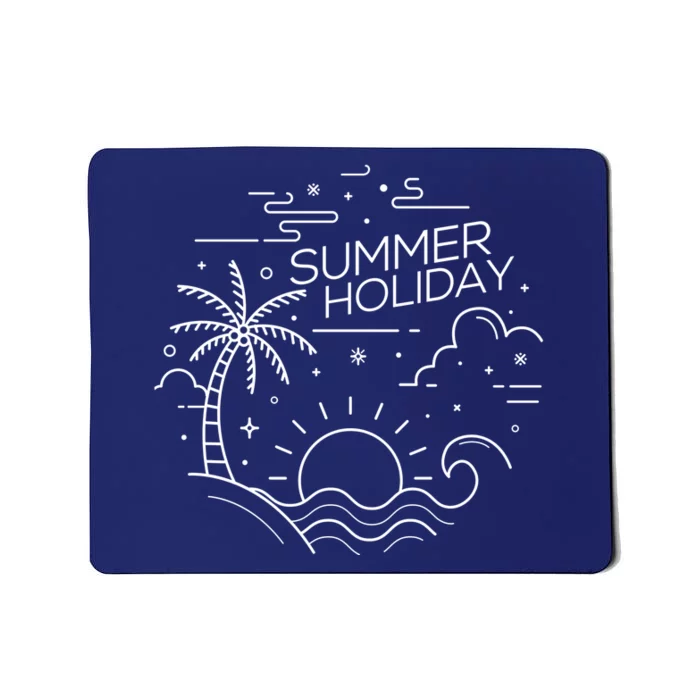 Summer Holiday Tropical Vacation Mousepad