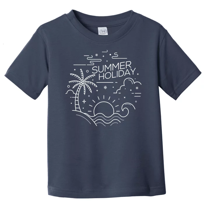 Summer Holiday Tropical Vacation Toddler T-Shirt