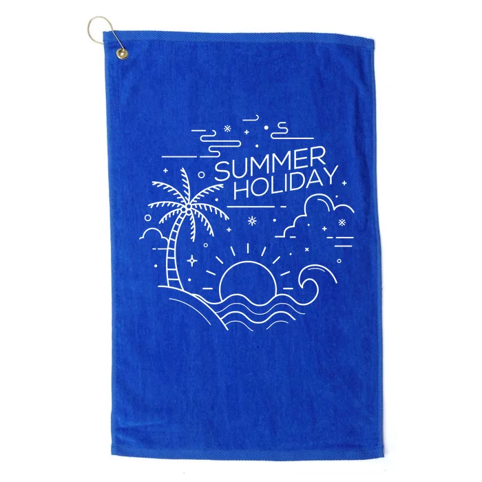 Summer Holiday Tropical Vacation Platinum Collection Golf Towel