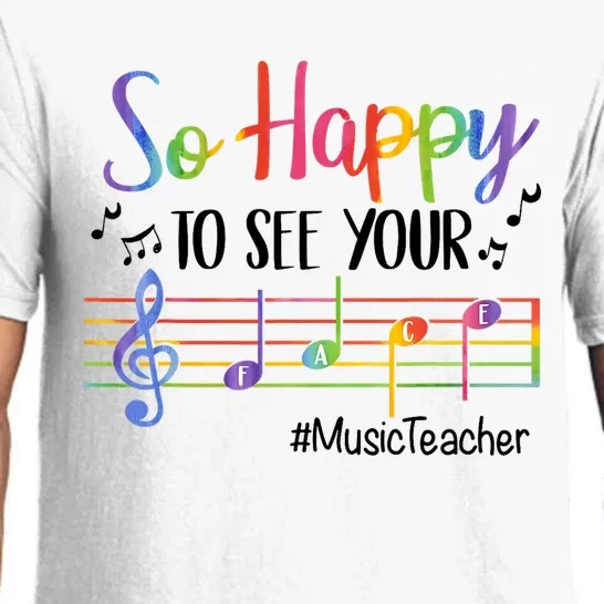 So Happy To See Your Face Music Teacher Pajama Set