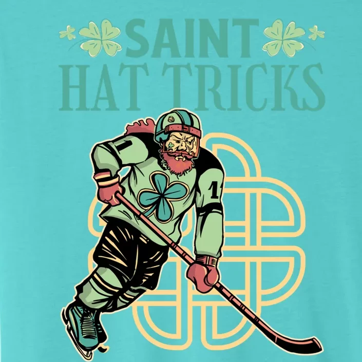 Saint Hat Tricks Ice Hockey Saint Patricks Day Gift ChromaSoft Performance T-Shirt