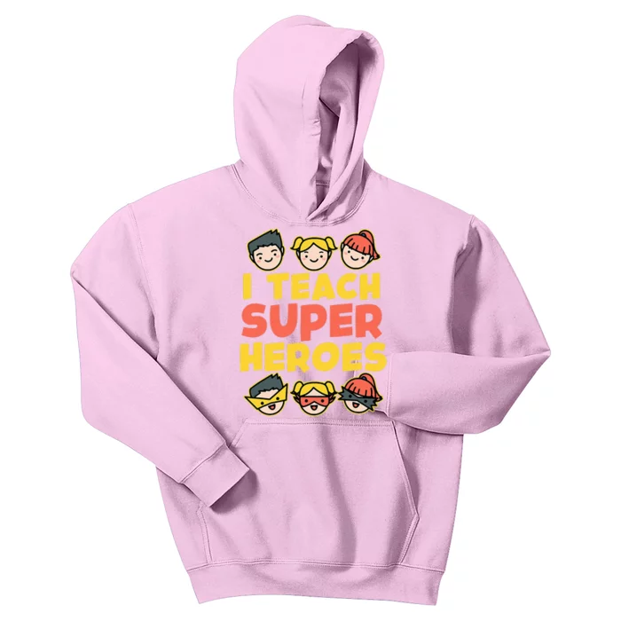 Super Hero Teacher I Teach Superheroes Kids Hoodie