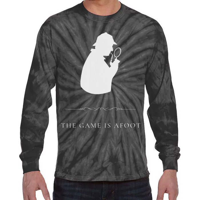 S.H.E.R.L.O.C.K H.O.L.M.E.S The Game Is Afoot Tie-Dye Long Sleeve Shirt