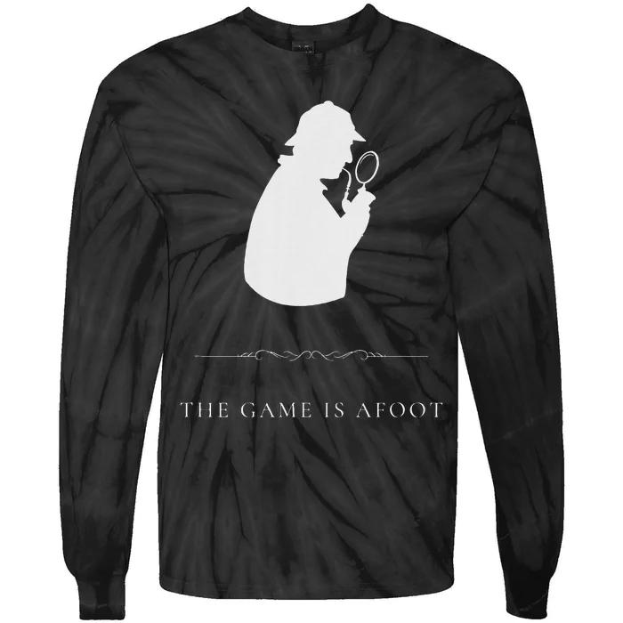 S.H.E.R.L.O.C.K H.O.L.M.E.S The Game Is Afoot Tie-Dye Long Sleeve Shirt