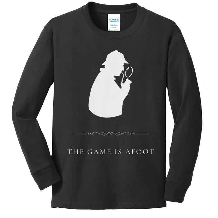 S.H.E.R.L.O.C.K H.O.L.M.E.S The Game Is Afoot Kids Long Sleeve Shirt