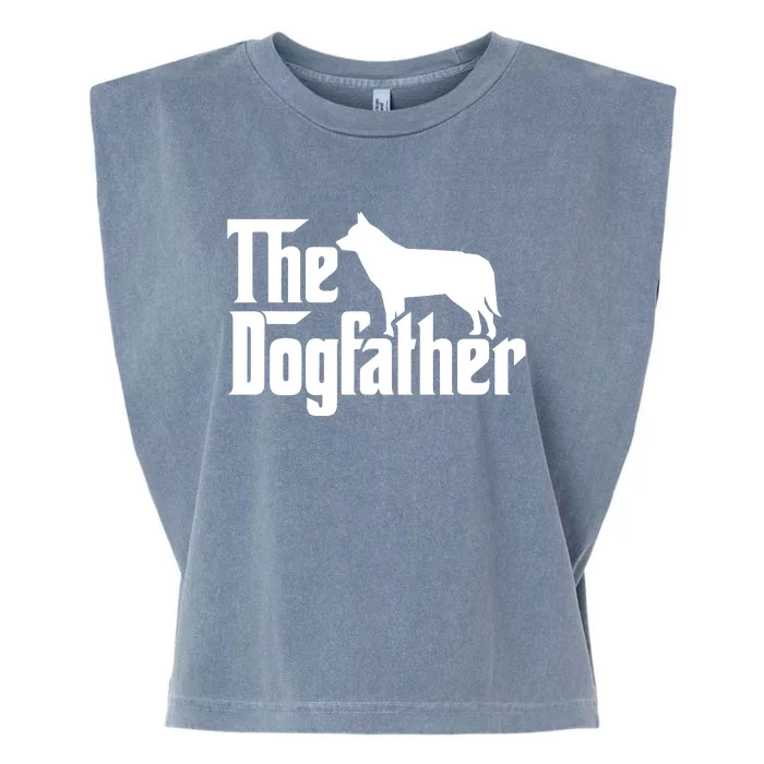 Siberian Husky The Dogfather Garment-Dyed Women's Muscle Tee