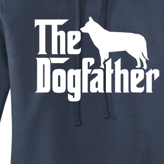 Siberian Husky The Dogfather Women's Pullover Hoodie