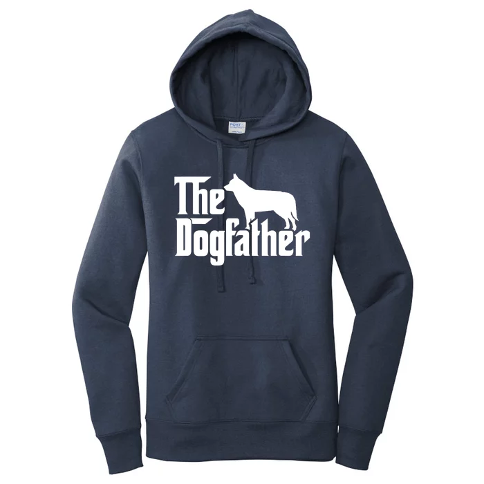 Siberian Husky The Dogfather Women's Pullover Hoodie