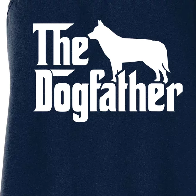 Siberian Husky The Dogfather Women's Racerback Tank