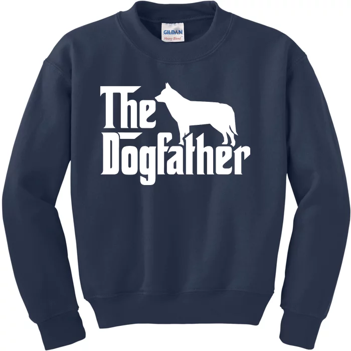 Siberian Husky The Dogfather Kids Sweatshirt