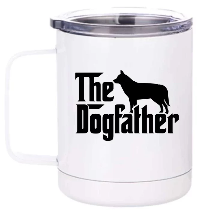 Siberian Husky The Dogfather Front & Back 12oz Stainless Steel Tumbler Cup