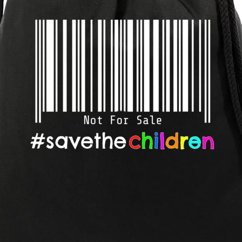 Stop Human Trafficking Gods Children Are Not For Sale Drawstring Bag