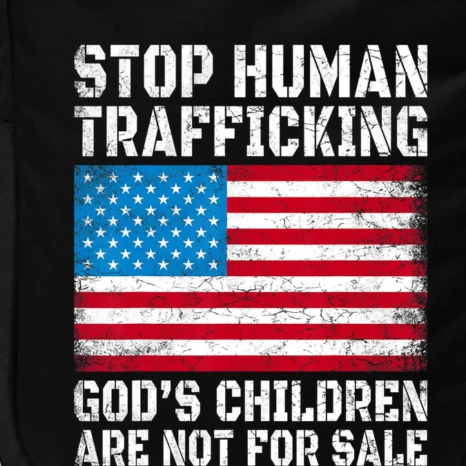 Stop Human Trafficking Gods Children Are Not For Sale Impact Tech Backpack