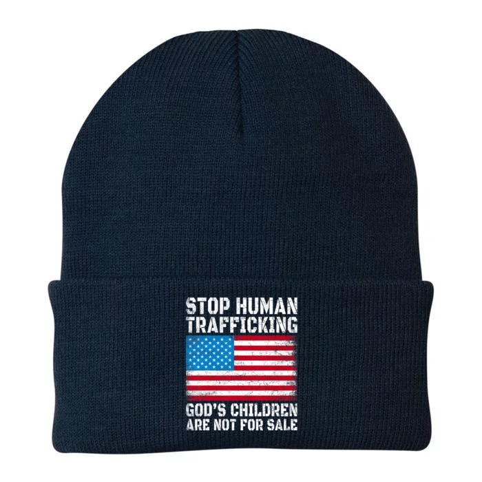 Stop Human Trafficking Gods Children Are Not For Sale Knit Cap Winter Beanie