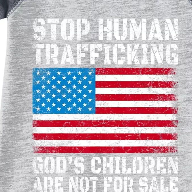 Stop Human Trafficking Gods Children Are Not For Sale Infant Baby Jersey Bodysuit