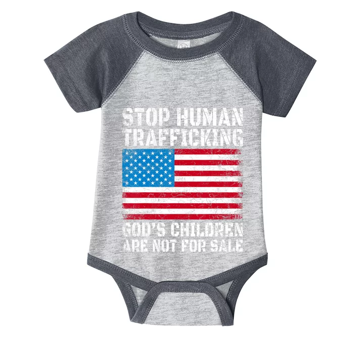 Stop Human Trafficking Gods Children Are Not For Sale Infant Baby Jersey Bodysuit