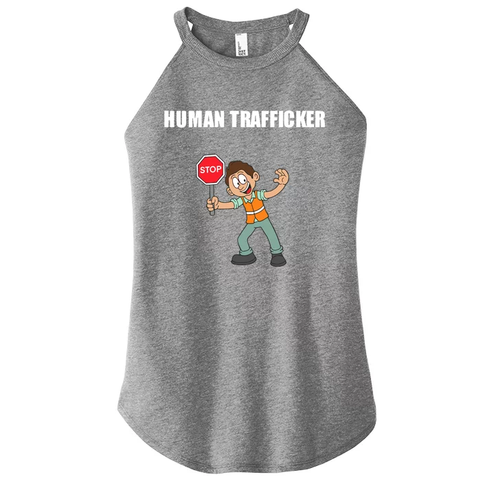 Summerhaysbros Human Trafficker Women’s Perfect Tri Rocker Tank