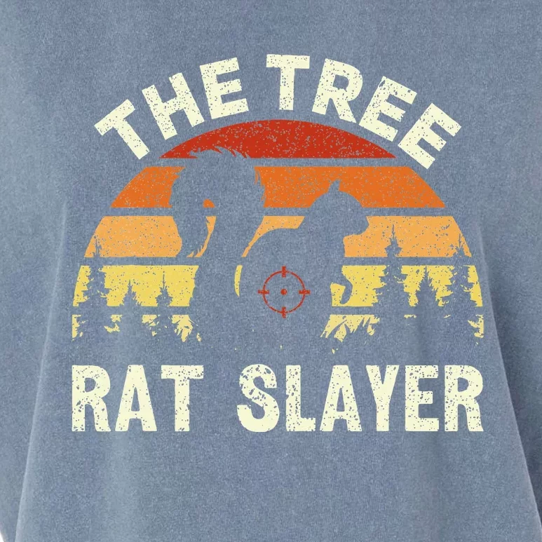 Squirrel Hunter The Tree Rat Slayer Retro Squirrel Hunting Garment-Dyed Women's Muscle Tee