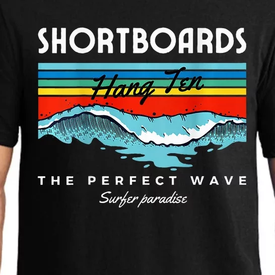 Shortboards Hang Ten The Perfect Wave Surfer Paradise Design Pajama Set