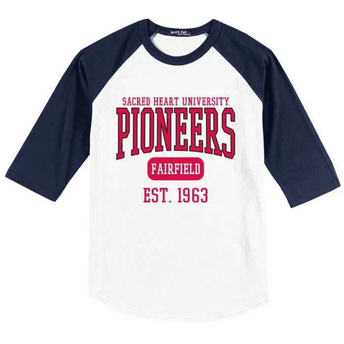 Sacred Heart University Pioneers Est. Date Baseball Sleeve Shirt