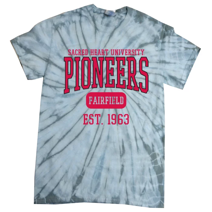 Sacred Heart University Pioneers Est. Date Tie-Dye T-Shirt