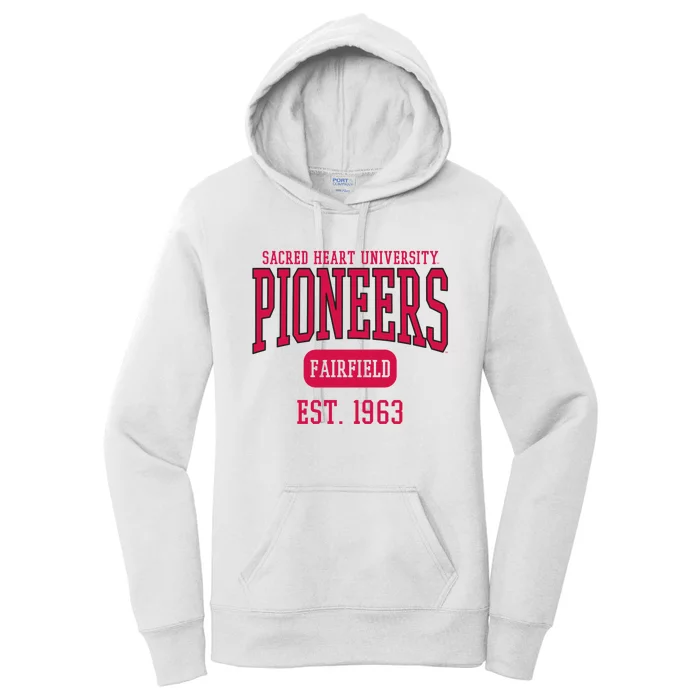 Sacred Heart University Pioneers Est. Date Women's Pullover Hoodie