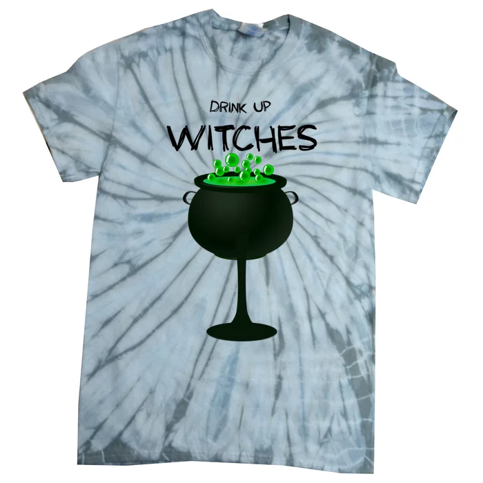 Spooky Halloween Up Witches Cauldron Cool Gift Tie-Dye T-Shirt