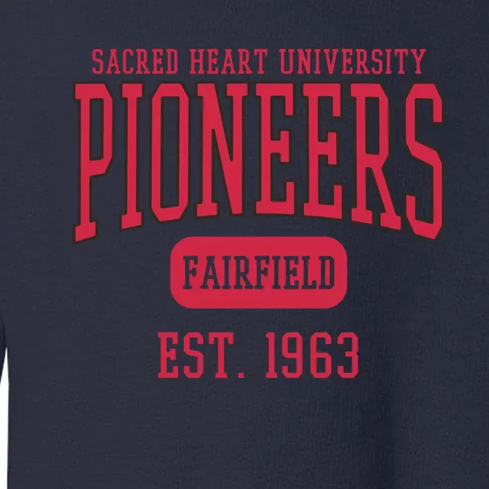 Sacred Heart University Pioneers Est. Date Sweatshirt Toddler Sweatshirt