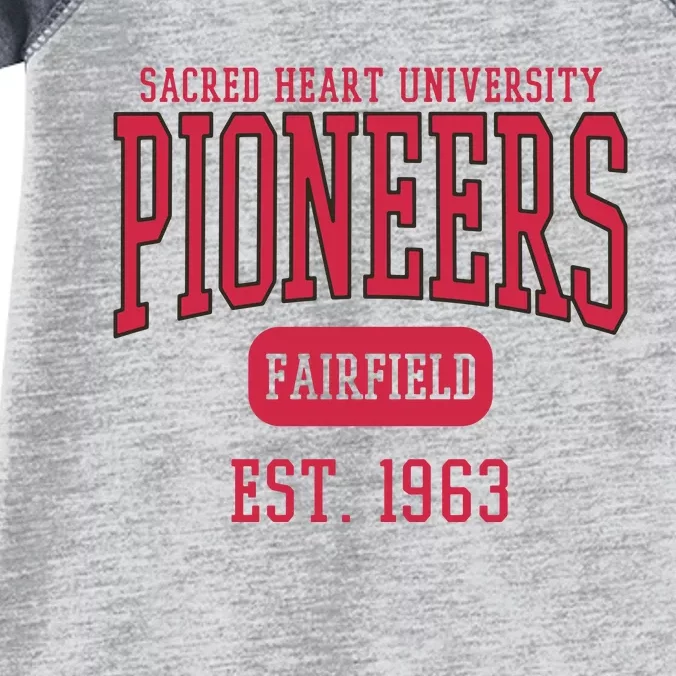 Sacred Heart University Pioneers Est. Date Sweatshirt Infant Baby Jersey Bodysuit