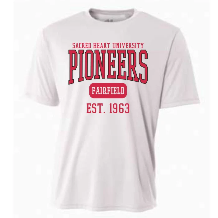 Sacred Heart University Pioneers Est. Date Sweatshirt Cooling Performance Crew T-Shirt