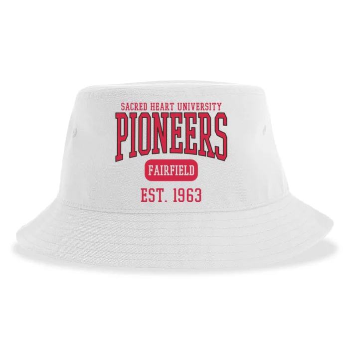 Sacred Heart University Pioneers Est. Date Sweatshirt Sustainable Bucket Hat