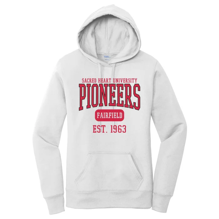 Sacred Heart University Pioneers Est. Date Sweatshirt Women's Pullover Hoodie