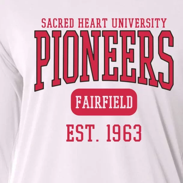 Sacred Heart University Pioneers Est. Date Sweatshirt Cooling Performance Long Sleeve Crew