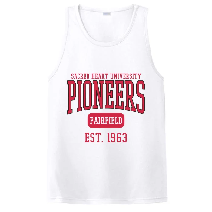 Sacred Heart University Pioneers Est. Date Sweatshirt Performance Tank