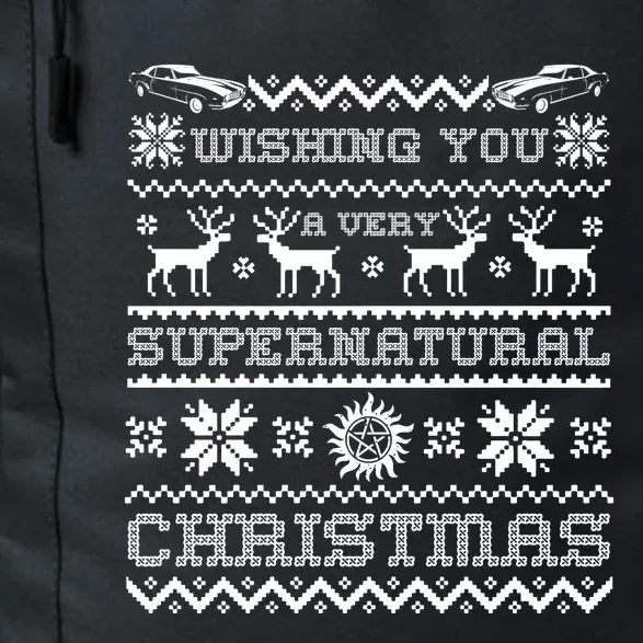 Supernatural Holiday Ugly Sweater Daily Commute Backpack