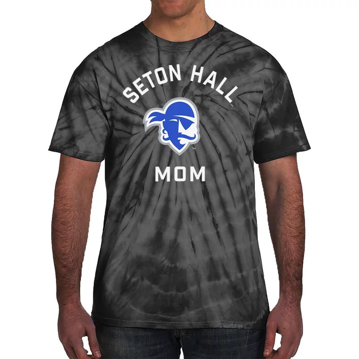 Seton Hall University Shu Pirates Arched Mom Tie-Dye T-Shirt