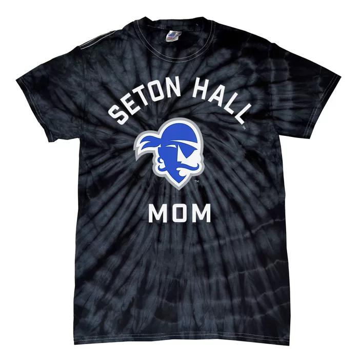 Seton Hall University Shu Pirates Arched Mom Tie-Dye T-Shirt