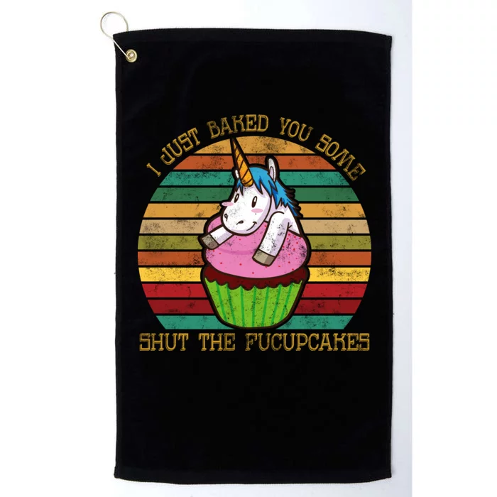 Shut The Fucupcakes Platinum Collection Golf Towel