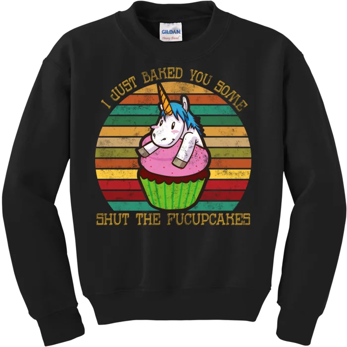 Shut The Fucupcakes Kids Sweatshirt