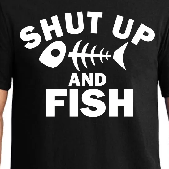 Shut Up And Fish Fishing Pajama Set