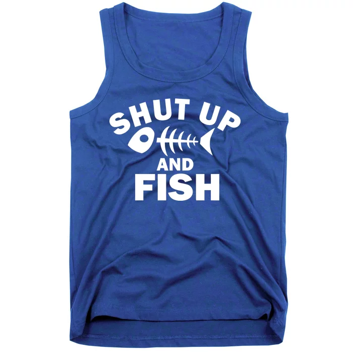 Shut Up And Fish Fishing Tank Top