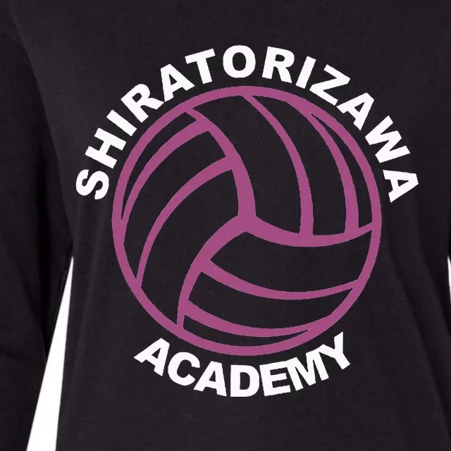 Shiratorizawa High Volleyball Practice Anime Manga Cosplay Womens Cotton Relaxed Long Sleeve T-Shirt