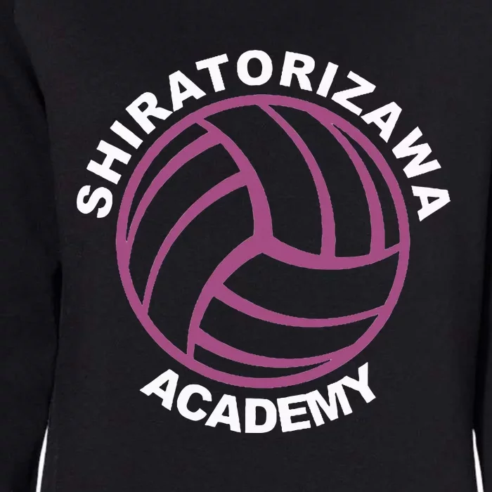 Shiratorizawa High Volleyball Practice Anime Manga Cosplay Womens California Wash Sweatshirt