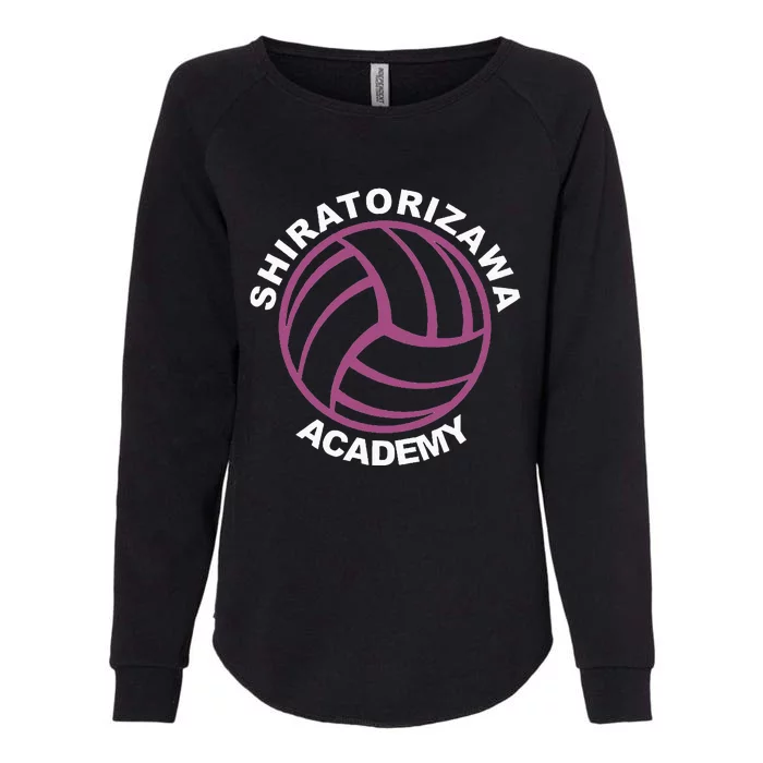 Shiratorizawa High Volleyball Practice Anime Manga Cosplay Womens California Wash Sweatshirt