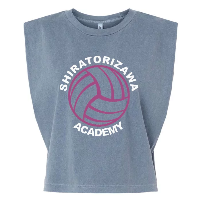 Shiratorizawa High Volleyball Practice Anime Manga Cosplay Garment-Dyed Women's Muscle Tee