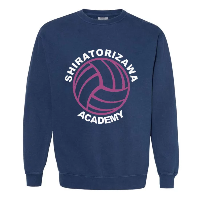 Shiratorizawa High Volleyball Practice Anime Manga Cosplay Garment-Dyed Sweatshirt