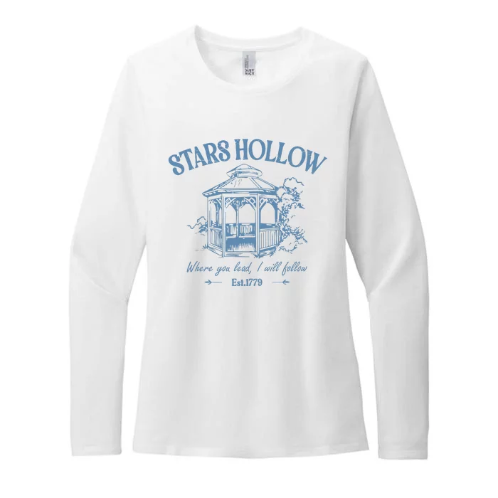 Stars Hollow Vintage Style Womens CVC Long Sleeve Shirt