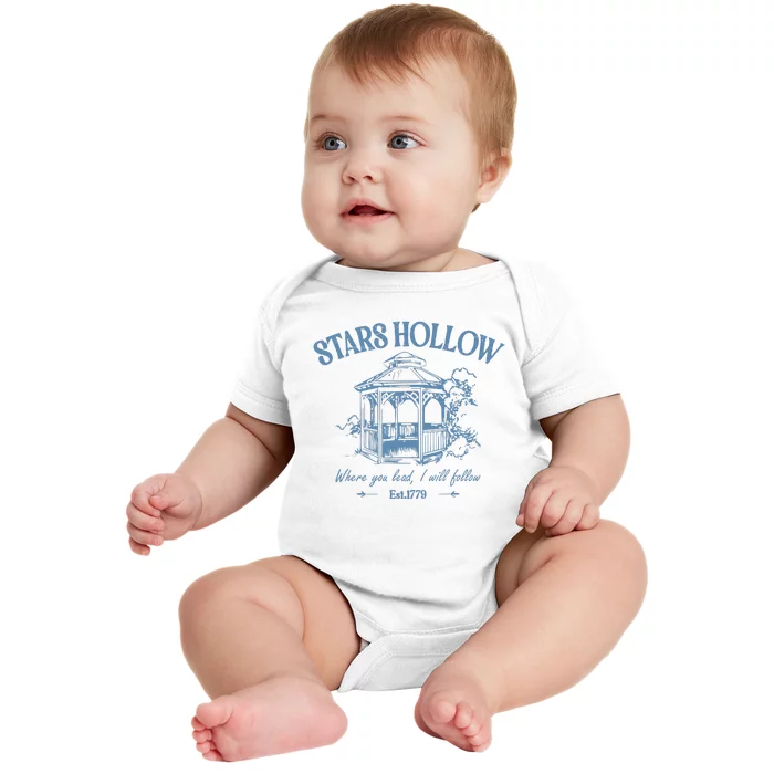 Stars Hollow Vintage Style Baby Bodysuit