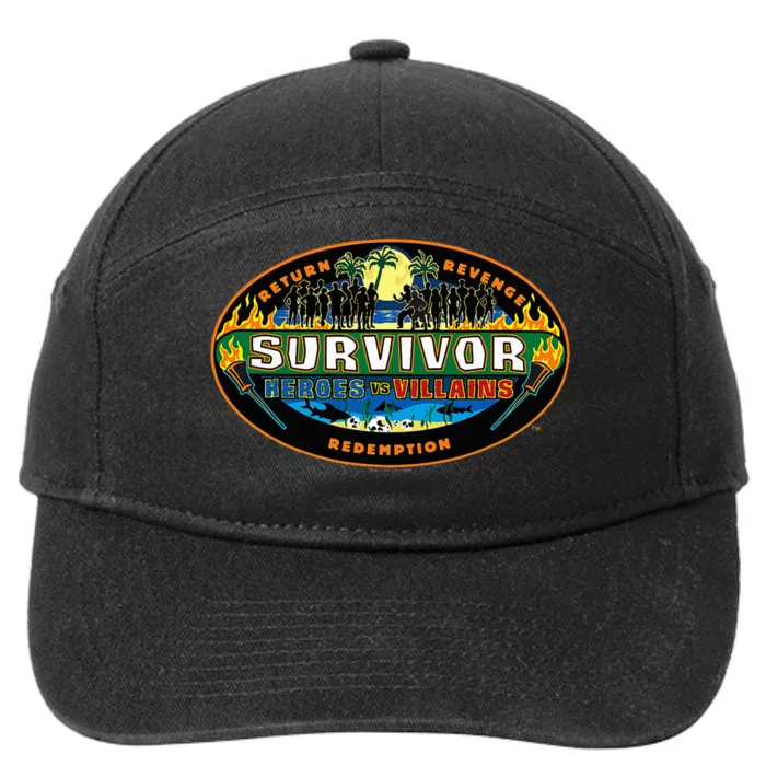 Survivor Heroes Vs Villains 7-Panel Snapback Hat